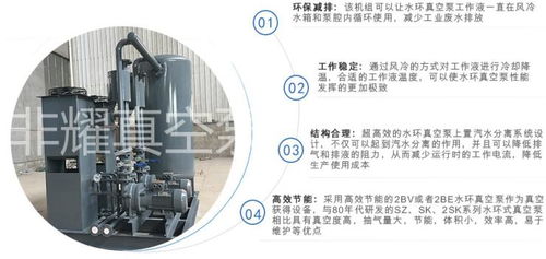 配件注塑機(jī)專用水環(huán)真空泵風(fēng)冷機(jī)組性能特點